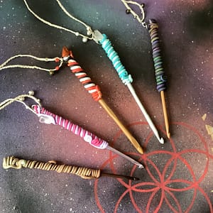 Spiral Crystal Crochet Hooks