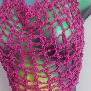Fishnet Halter Top