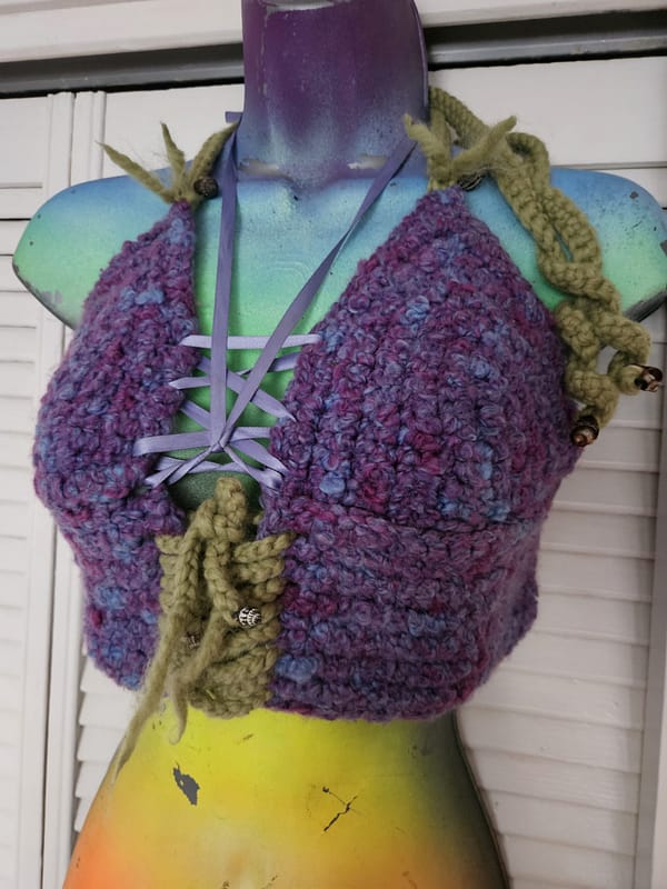 Purple Shell Fairy Top